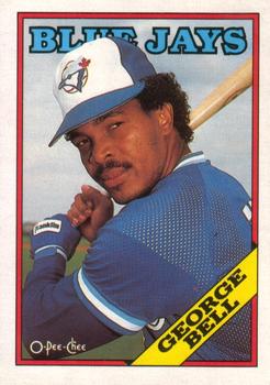 1988 O-Pee-Chee Baseball Cards 173     George Bell
